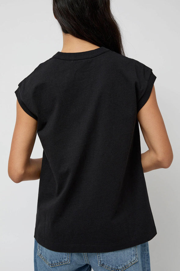 B Sides Pocket Tank in Stil Black