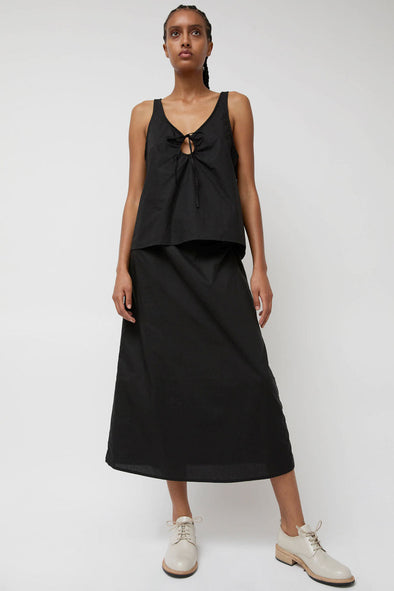 Deiji Studios Channel Skirt in Black