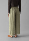 Garment Dyed Linen Barrel Leg Pants | Salvia | Women's Pants