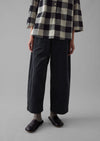 Organic Cord Barrel Leg Pants | Charcoal | Women's Pants