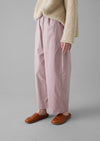 Organic Cord Barrel Leg Pants | Wood Lilac | Women's Pants