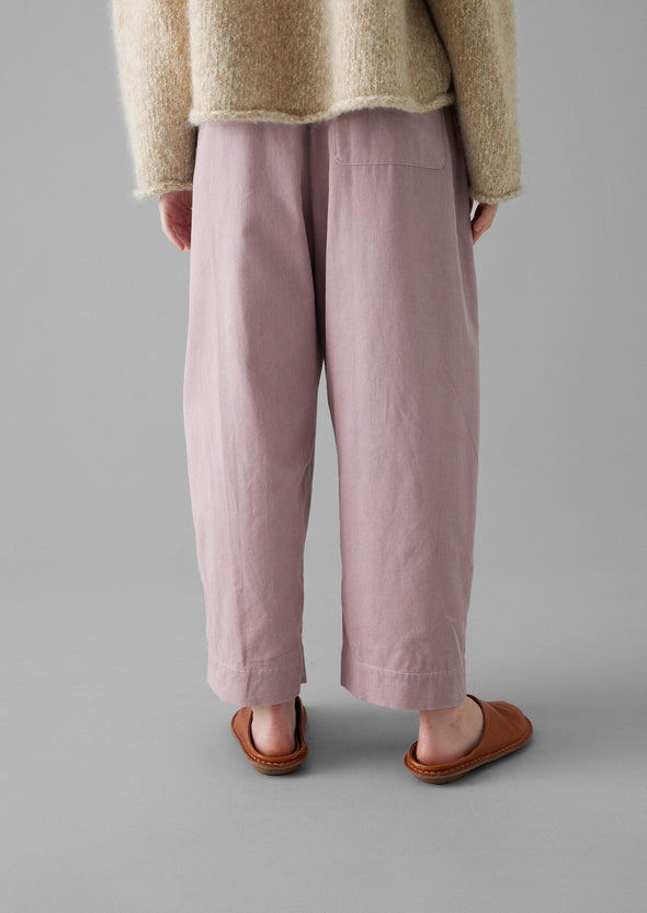 Organic Cord Barrel Leg Pants | Wood Lilac | Women's Pants