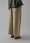 Organic Cord Barrel Leg Pants | Green Stone | Women's Pants