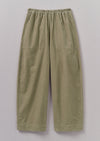 Organic Cord Barrel Leg Pants | Green Stone | Women's Pants