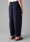 Minako Garment Dyed Linen Pants | Midnight | Women's Pants