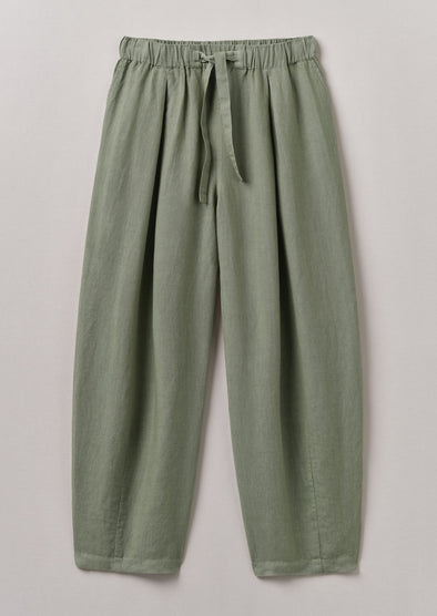 Minako Garment Dyed Linen Pants | Light Sage | Women's Pants