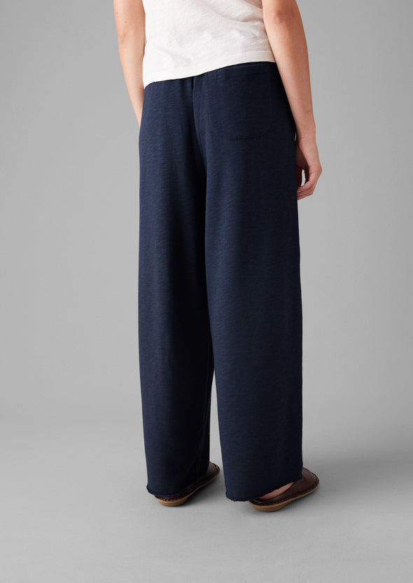 Full Length Loopback Jersey Pants | Midnight | Women's Pants