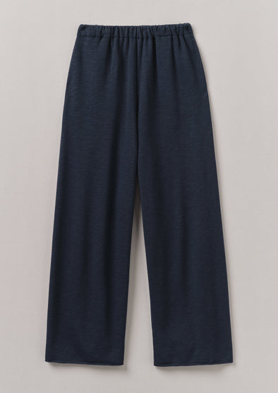 Full Length Loopback Jersey Pants | Midnight | Women's Pants