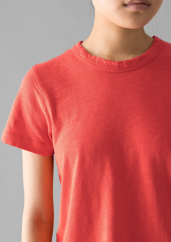 Sadie Organic Cotton Boy Tee | Poppy | Women's Tees