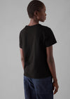 Sadie Organic Cotton Boy Tee | Carbon Black | Women's Tees