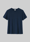 Sadie Organic Cotton Boy Tee | Dark Indigo | Women's Tees