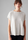 Alda Organic Cotton Easy Tee | Pebble | Women's Tees