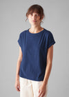 Alda Organic Cotton Easy Tee | Thistle | Women's Tees