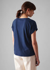 Alda Organic Cotton Easy Tee | Thistle | Women's Tees