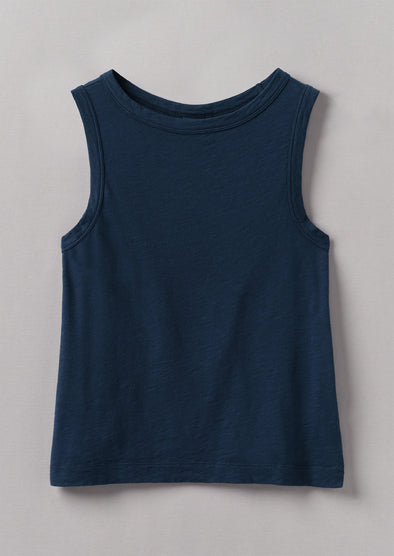 Garment Dyed Organic Cotton Tank Top | Duffle Blue | Women's Tanks