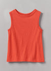 Garment Dyed Organic Cotton Tank Top | Pumpkin | Women's Tanks