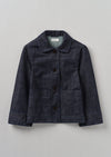 Wide Sleeve Organic Indigo Denim Jacket | Indigo | Women's Jackets