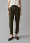 Gabi Cotton Pull On Pants | Loden | Women's Pants