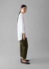 Gabi Cotton Pull On Pants | Loden | Women's Pants