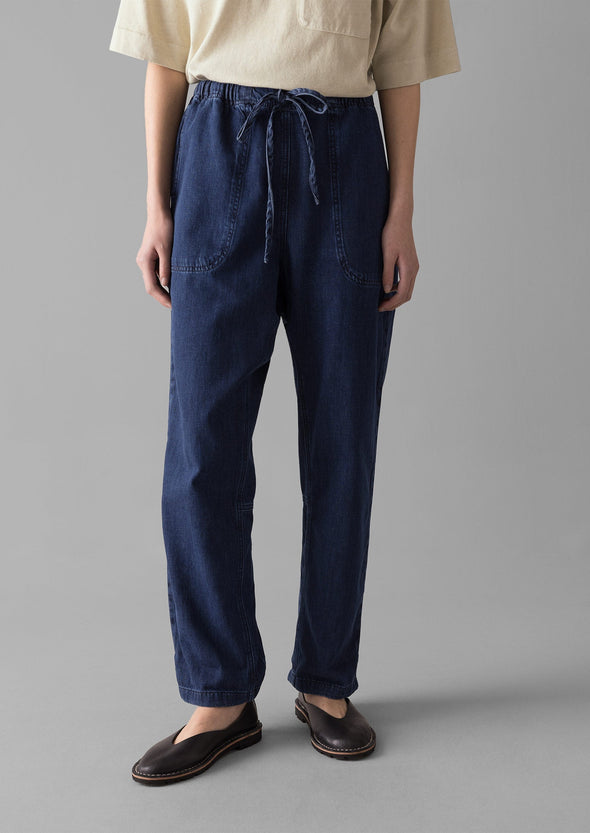 Suki Panelled Denim Pants | Indigo | Women's Pants