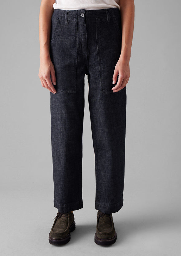 Indigo Denim Workwear Pants | Indigo | Women's Pants