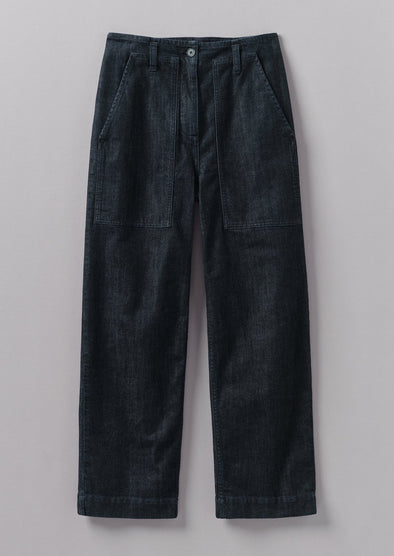 Indigo Denim Workwear Pants | Indigo | Women's Pants