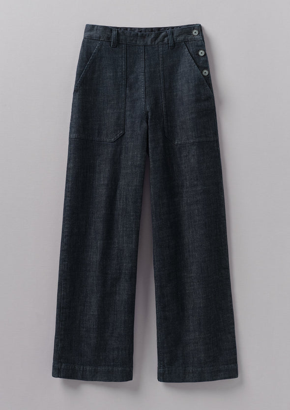 Annie Organic Denim Full Length Jeans | Indigo | Women's Jeans