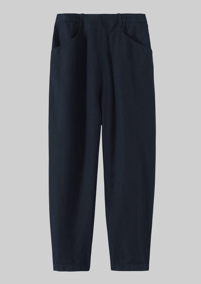 Alix Cotton Linen Pants | Slate Navy | Women's Pants