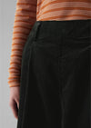 Organic Cord Pleat Front Pants | Brown Slate | Women's Pants