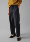 Suki Wool Cotton Seersucker Check Pants | Carbon | Women's Pants