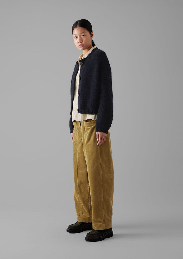 Panelled Organic Cord Pants | Golden Sand | Women's Pants