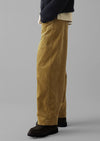 Panelled Organic Cord Pants | Golden Sand | Women's Pants