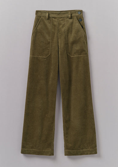 Annie Organic Cord Full Length Pants | Barley | Women's Pants