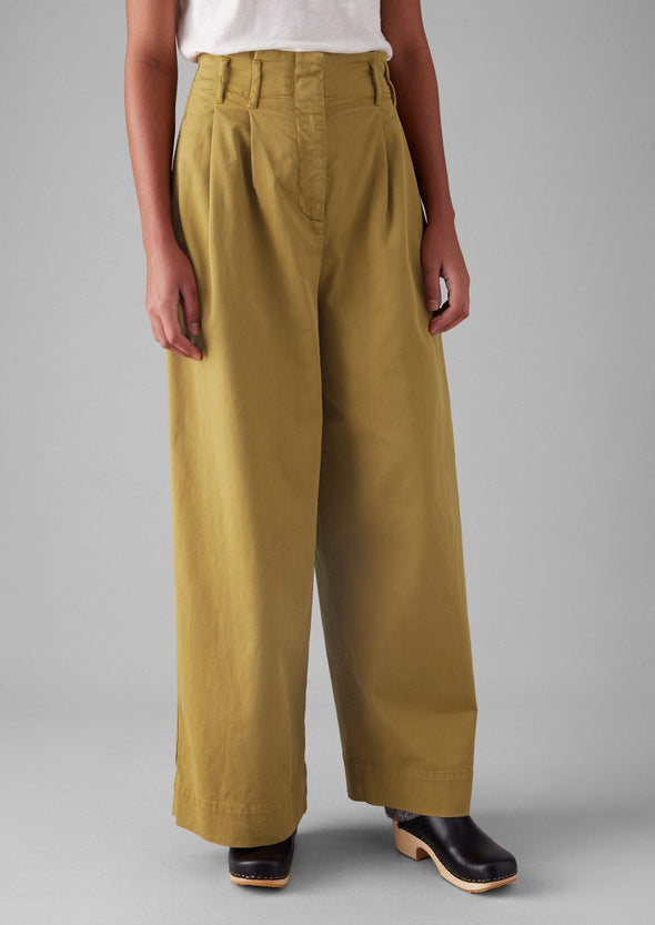 Cotton Paper Bag Pants | Honey | Women's Pants