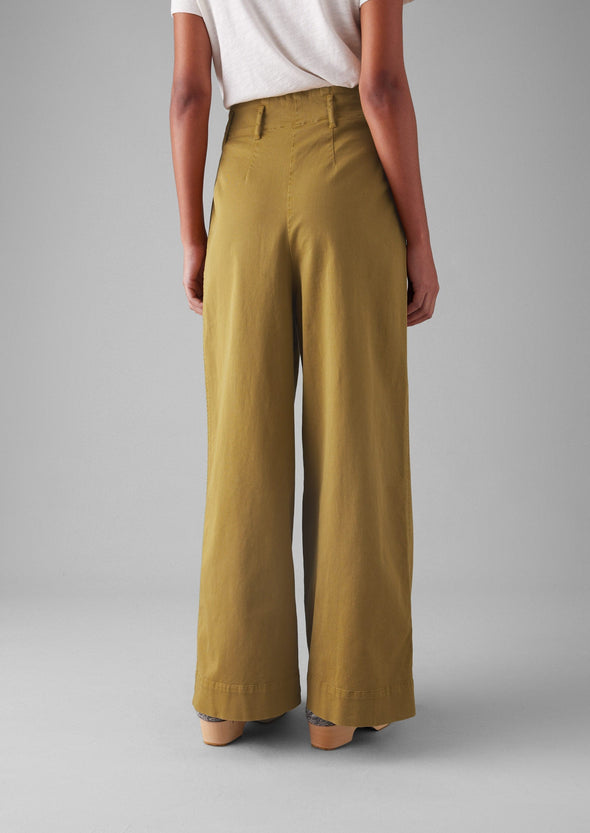 Cotton Paper Bag Pants | Honey | Women's Pants