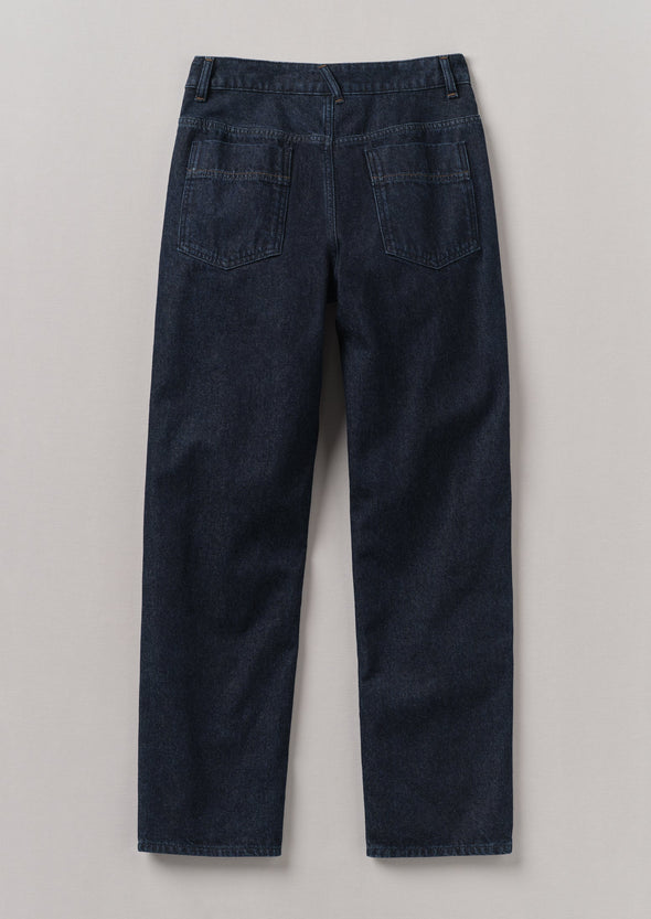 Five Pocket Denim Pants | Indigo | Women's Pants