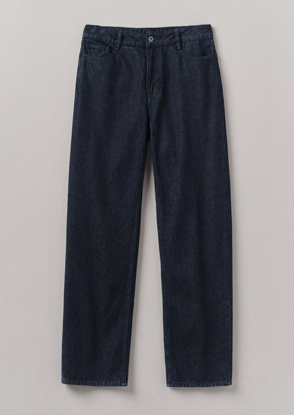 Five Pocket Denim Pants | Indigo | Women's Pants