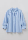 Catrin Cotton Oxford Easy Shirt | Chambray | Women's Shirts