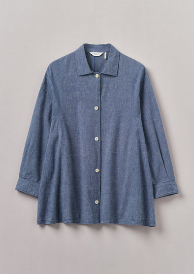 Chambray Cotton Shirt | Chambray | Women's Shirts