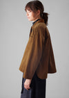 Patch Pocket Organic Needlecord Shirt | Brown Anise | Women's Shirts