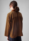 Patch Pocket Organic Needlecord Shirt | Brown Anise | Women's Shirts